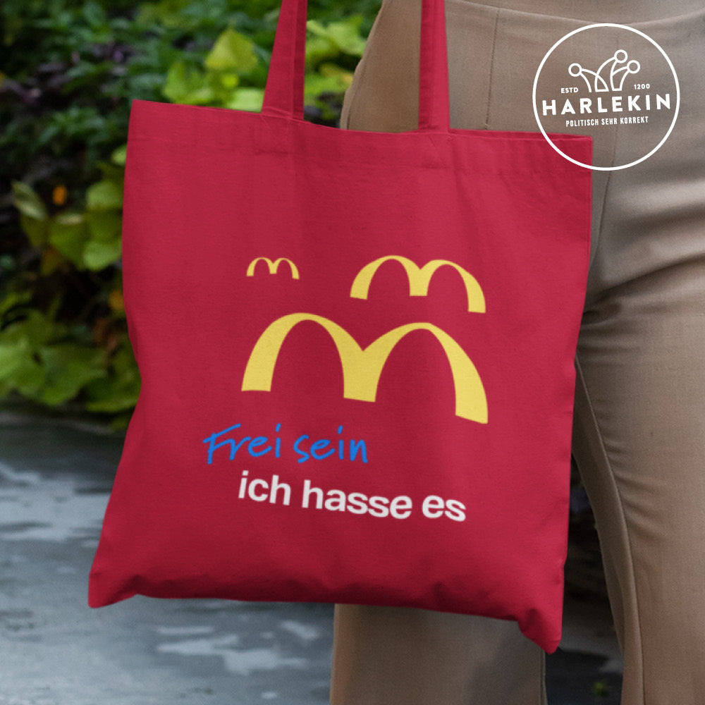 DIE WERBEANSTALT STOFFTASCHE • MCDOOF: FREI SEIN-HARLEKINSHOP
