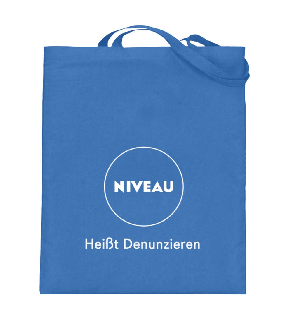 DIE WERBEANSTALT STOFFTASCHE • NIVEAU HEISST DENUNZIEREN-HARLEKINSHOP