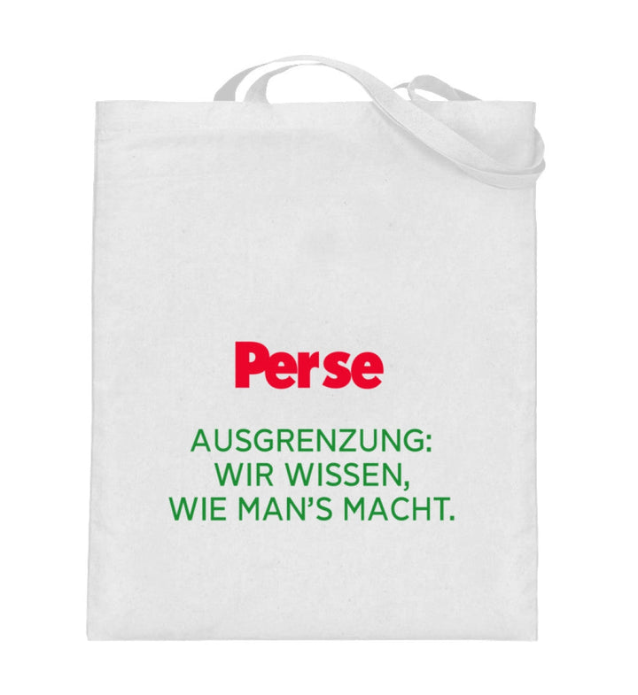 DIE WERBEANSTALT STOFFTASCHE • PERSE: AUSGRENZUNG-HARLEKINSHOP