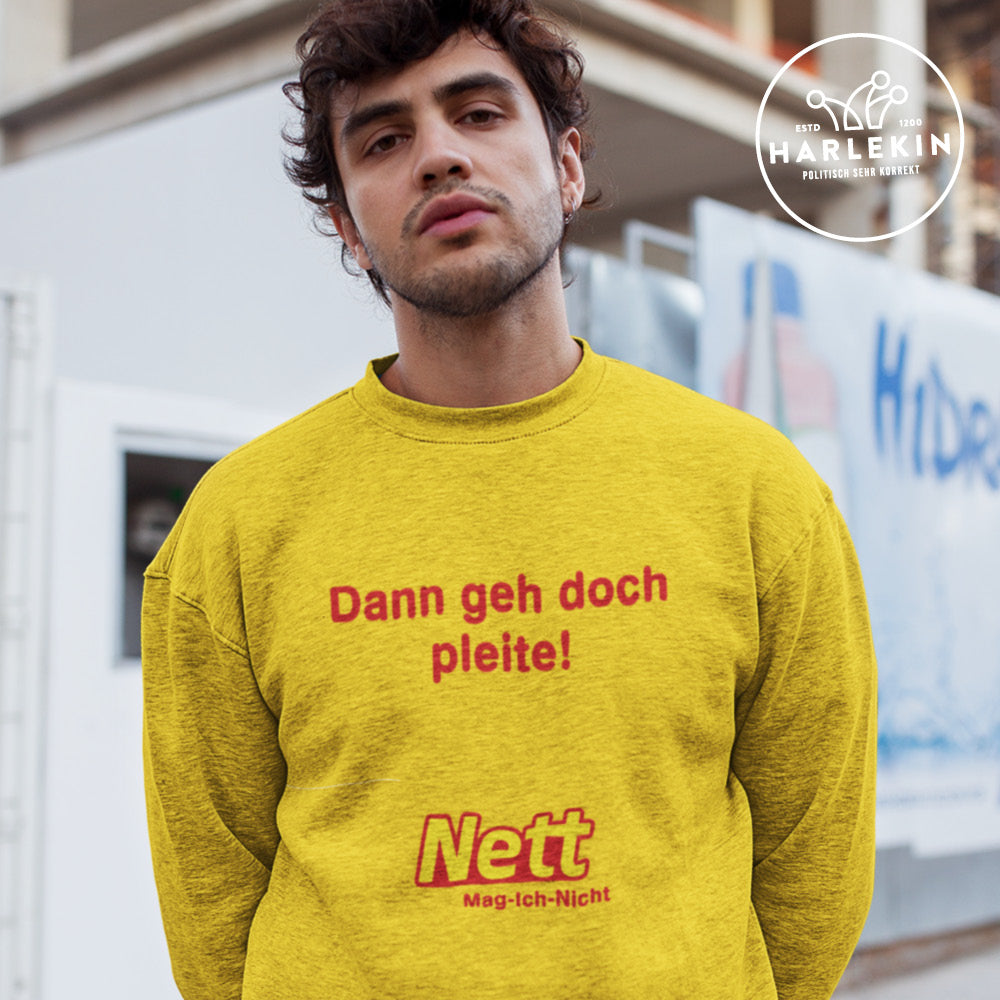 DIE WERBEANSTALT SWEATER BUBEN • NETT: MAG ICH NICHT-HARLEKINSHOP