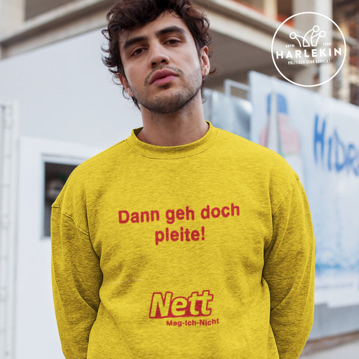DIE WERBEANSTALT SWEATER BUBEN • NETT: MAG ICH NICHT-HARLEKINSHOP