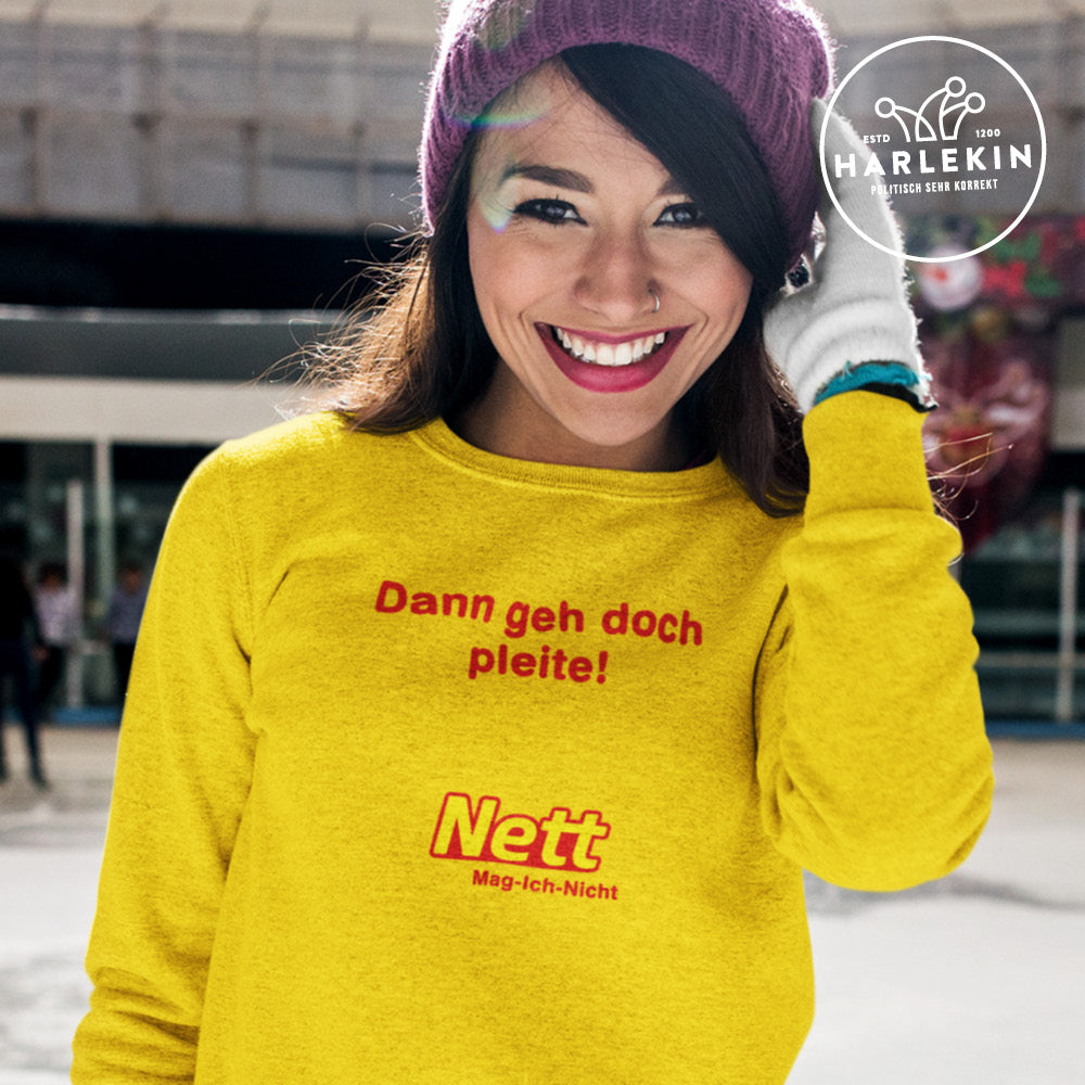 DIE WERBEANSTALT SWEATER MÄDELS • NETT: MAG ICH NICHT-HARLEKINSHOP