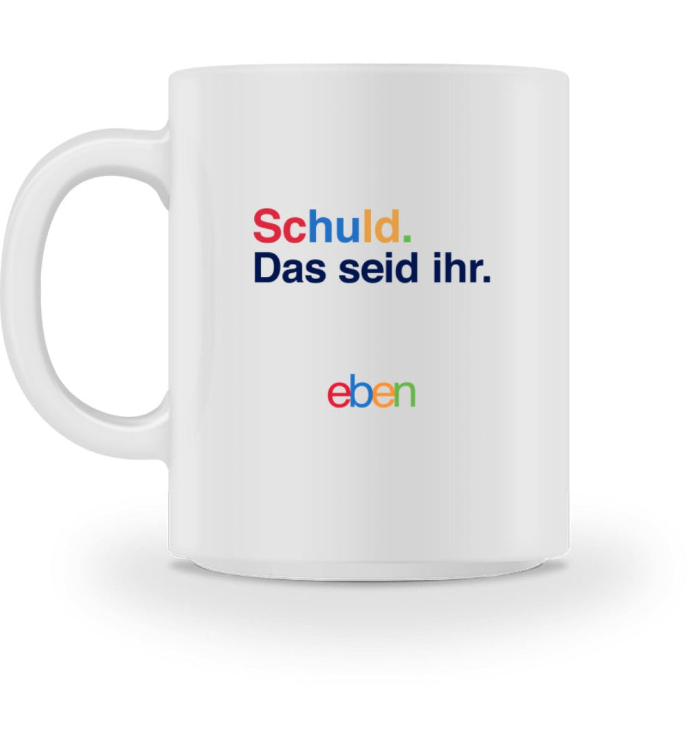 DIE WERBEANSTALT TASSE • EBEN SCHULD-HARLEKINSHOP