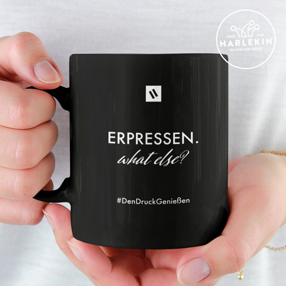 DIE WERBEANSTALT TASSE • ERPRESSEN. WHAT ELSE?-HARLEKINSHOP