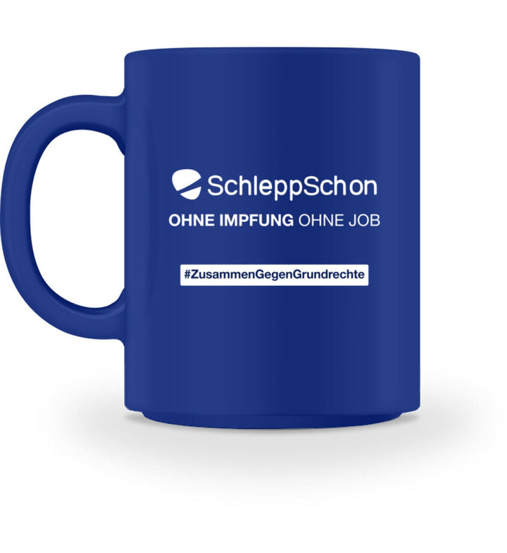 DIE WERBEANSTALT TASSE • SCHLEPPSCHON: OHNE IMPFUNG OHNE JOB-HARLEKINSHOP