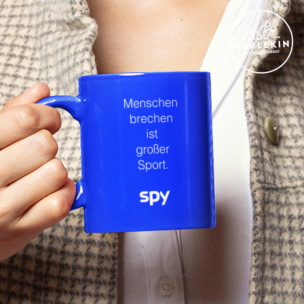 DIE WERBEANSTALT TASSE • SPY: MENSCHEN BRECHEN-HARLEKINSHOP