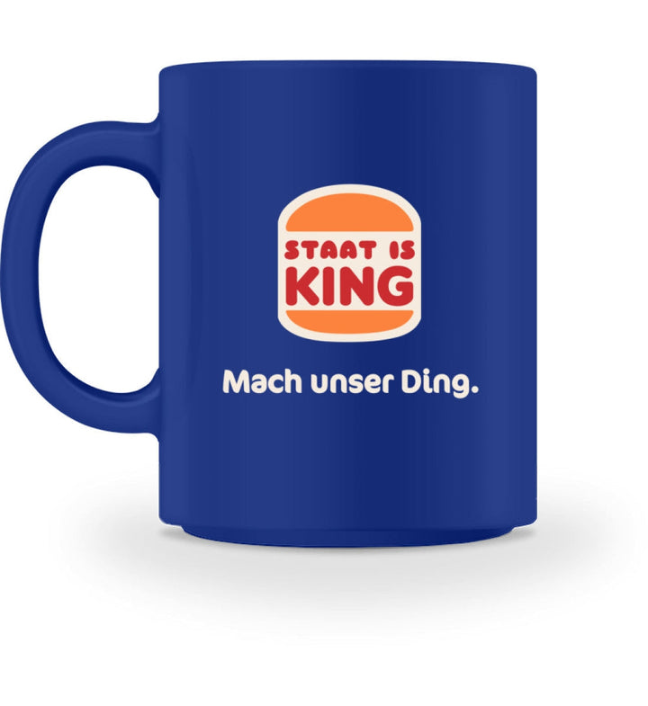 DIE WERBEANSTALT TASSE • STAAT IST KING-HARLEKINSHOP