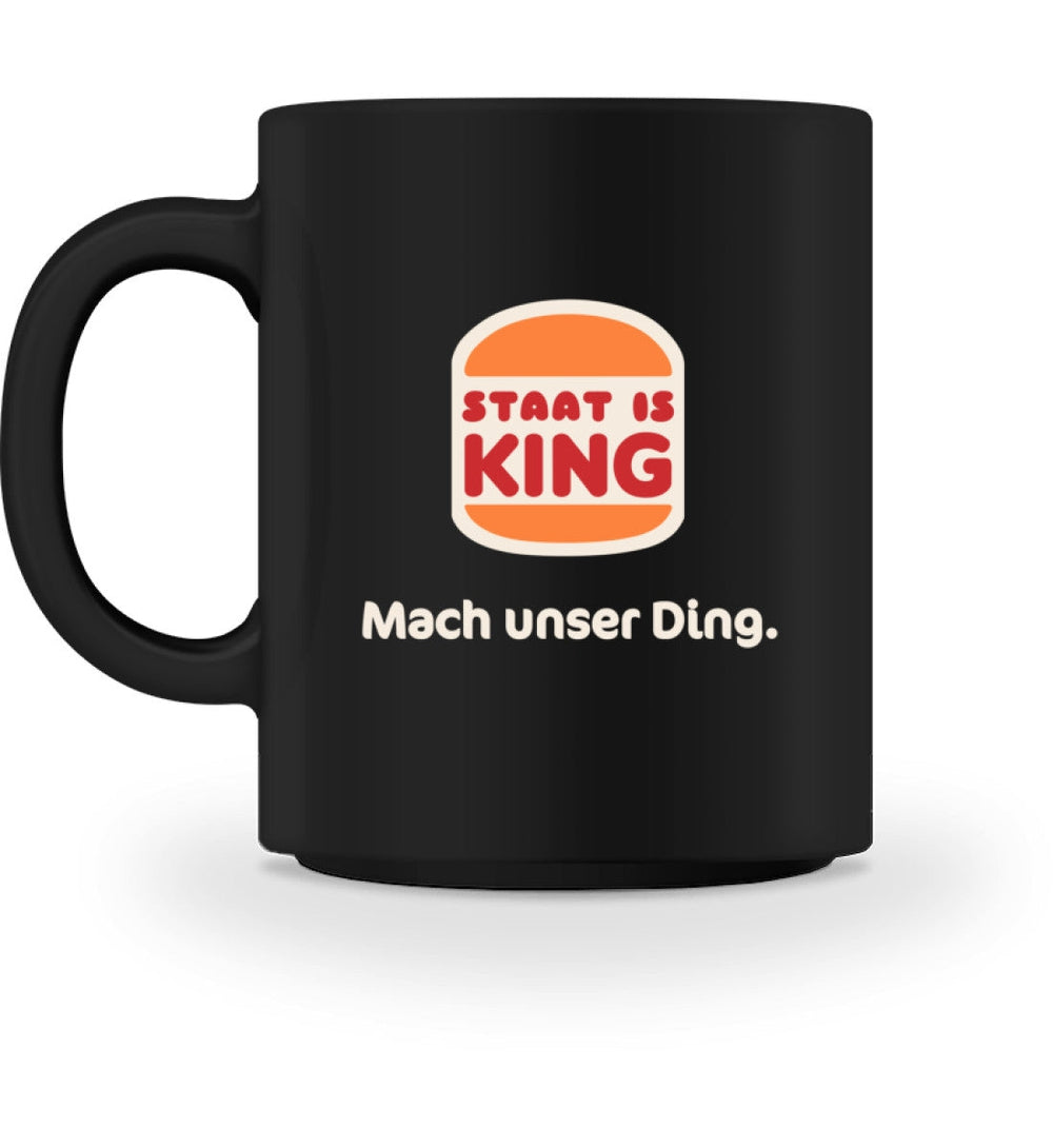 DIE WERBEANSTALT TASSE • STAAT IST KING-HARLEKINSHOP