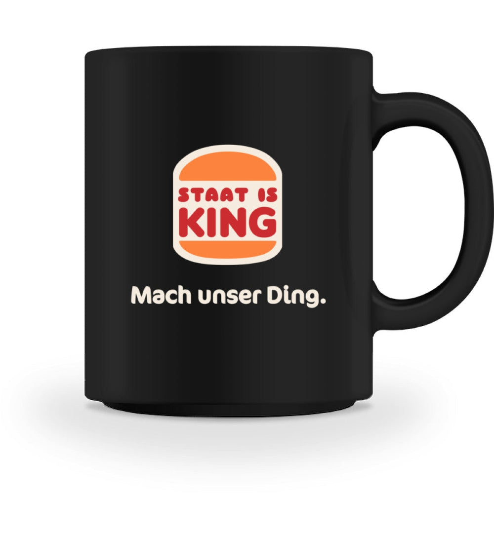 DIE WERBEANSTALT TASSE • STAAT IST KING-HARLEKINSHOP