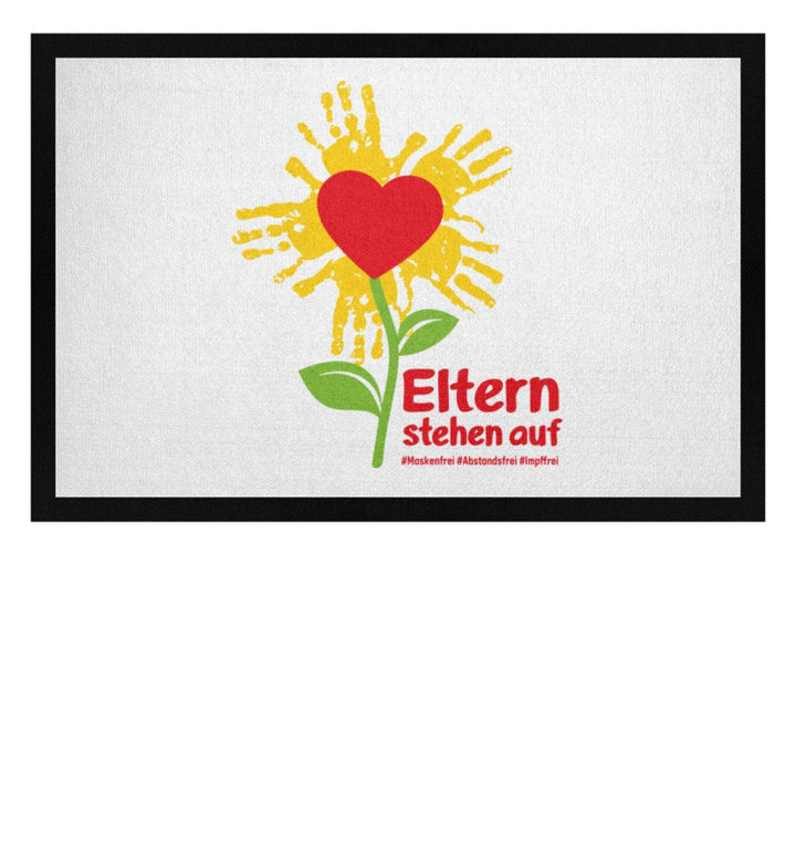 ELTERNSTEHENAUF FUSSMATTE • LOGO & CLAIM-HARLEKINSHOP