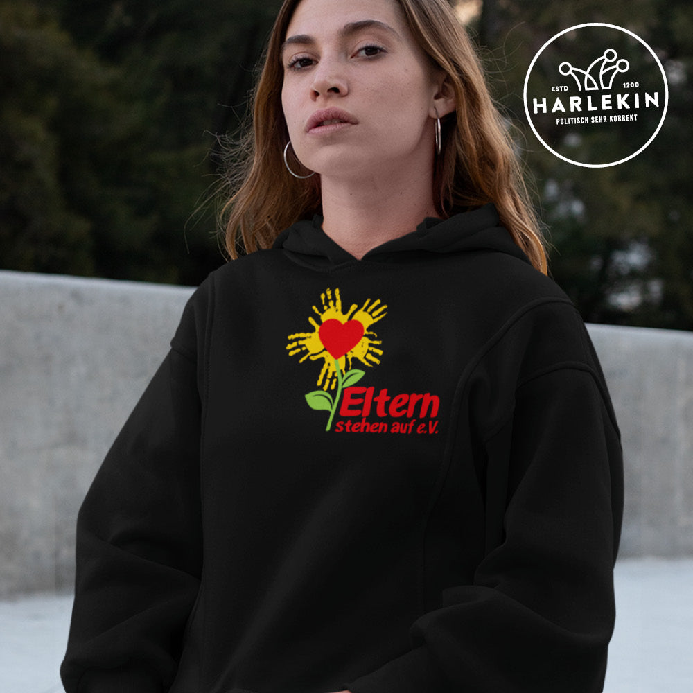 ELTERNSTEHENAUF HOODIEKLEID MÄDELS • LOGO-HARLEKINSHOP