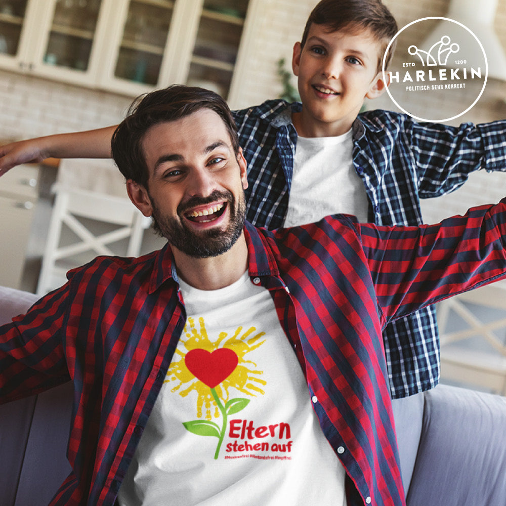 ELTERNSTEHENAUF ORGANIC SHIRT BUBEN • LOGO & CLAIM-HARLEKINSHOP