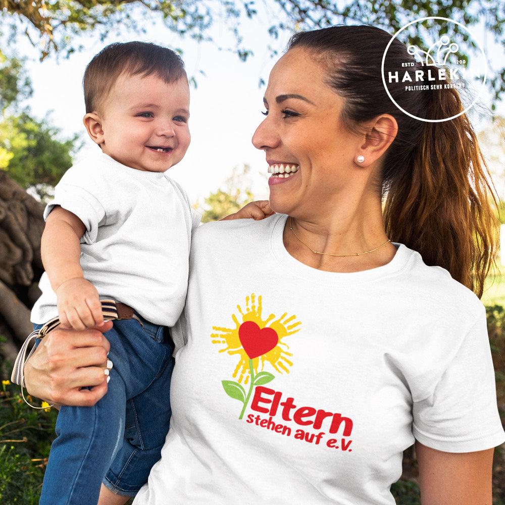 ELTERNSTEHENAUF ORGANIC SHIRT MÄDELS • LOGO-HARLEKINSHOP