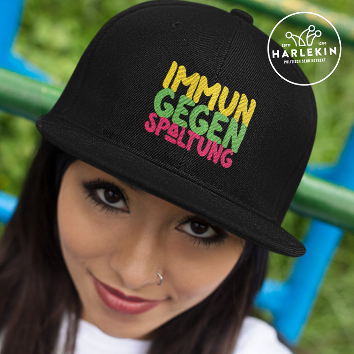 DIE MÖHRE: GRÜNZEUG SNAPBACK • IMMUN GEGEN SPALTUNG // EDLER STICK