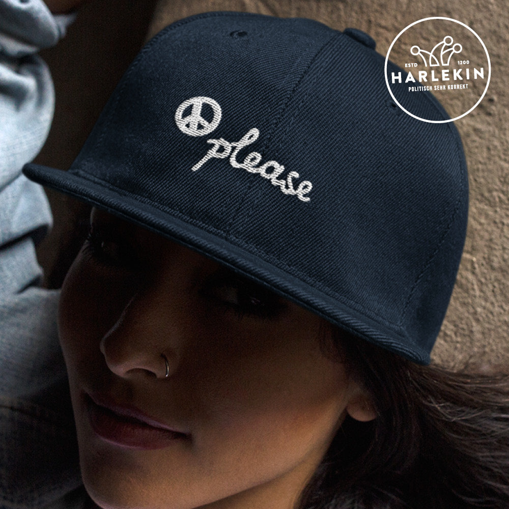 DEZENTE REBELLEN SNAPBACK • PEACE PLEASE // EDLER STICK