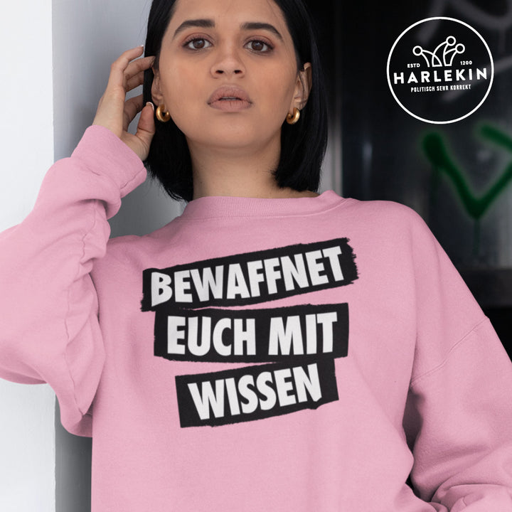 SWEATER MÄDELS • BEWAFFNET EUCH MIT WISSEN - HELL