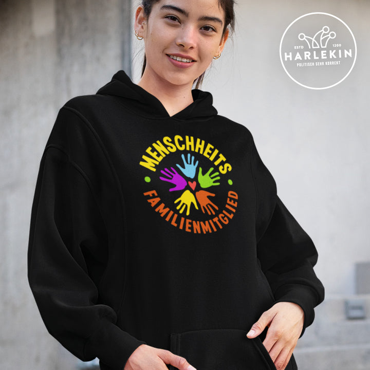 HOODIEKLEID MÄDELS • MENSCHHEITSFAMILIENMITGLIED