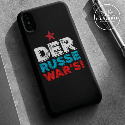 HANDYHÜLLE, HANDY CASE - IPHONE X • DER RUSSE WAR'S-HARLEKINSHOP
