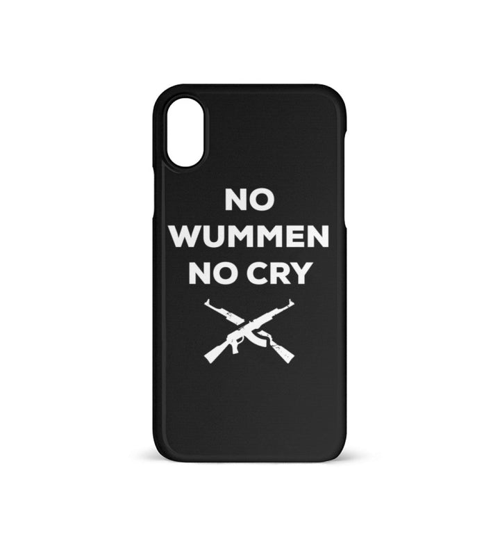 HANDYHÜLLE, HANDY CASE - IPHONE X • NO WUMMEN NO CRY-HARLEKINSHOP