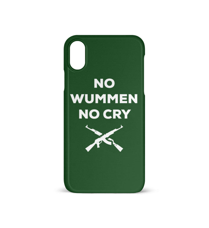 HANDYHÜLLE, HANDY CASE - IPHONE X • NO WUMMEN NO CRY-HARLEKINSHOP