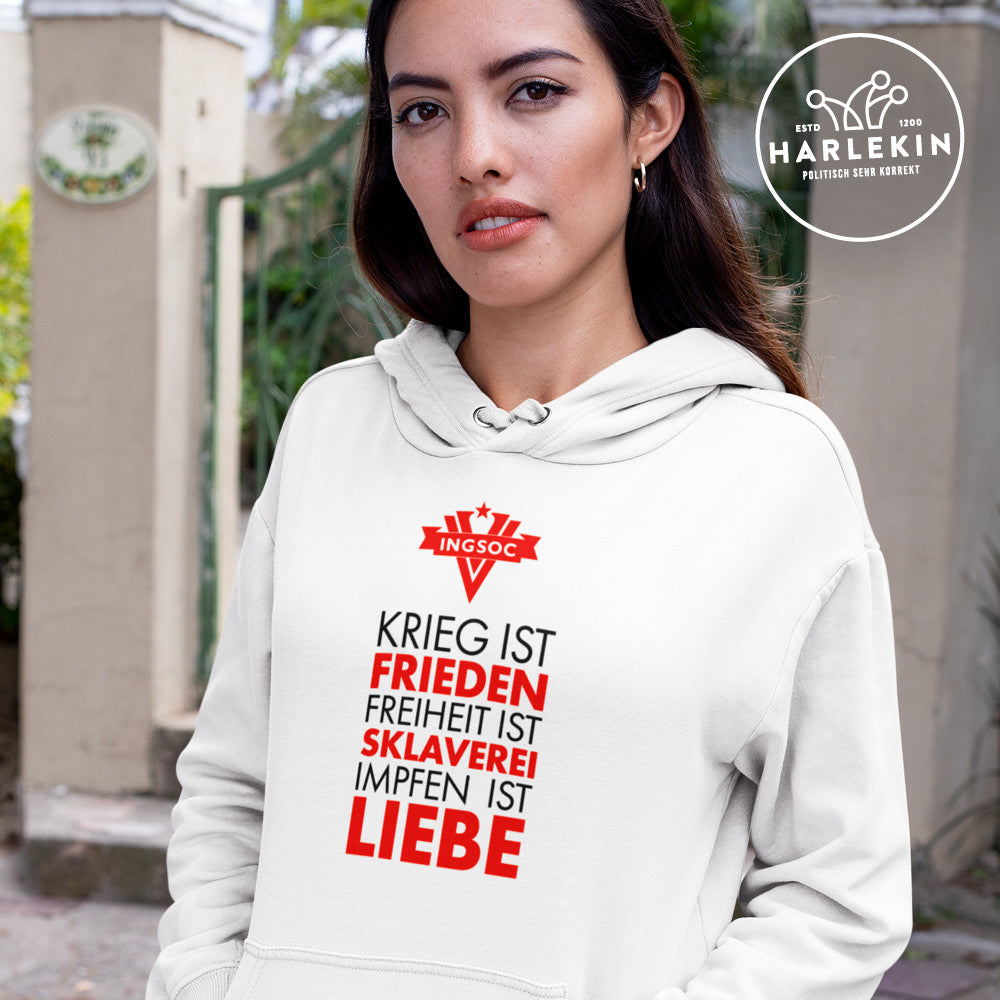 HOODIE MÄDELS • 1984: IMPFEN IST LIEBE-HARLEKINSHOP