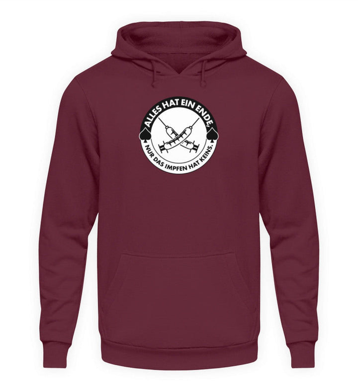HOODIE MÄDELS • ALLES HAT EIN ENDE, NUR DAS IMPFEN HAT KEINS.-HARLEKINSHOP