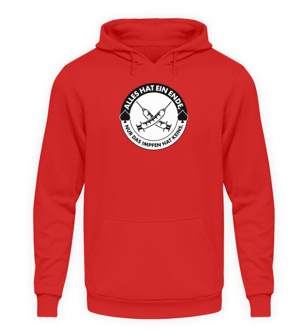 HOODIE MÄDELS • ALLES HAT EIN ENDE, NUR DAS IMPFEN HAT KEINS.-HARLEKINSHOP