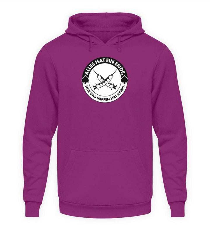 HOODIE MÄDELS • ALLES HAT EIN ENDE, NUR DAS IMPFEN HAT KEINS.-HARLEKINSHOP