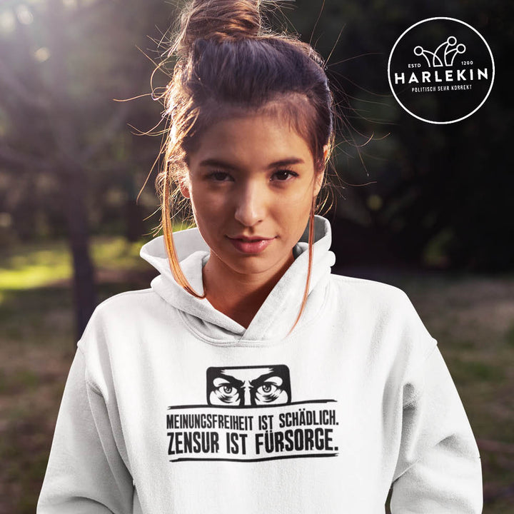 HOODIE MÄDELS • BIG BROTHER: MEINUNGSFREIHEIT IST SCHÄDLICH-HARLEKINSHOP