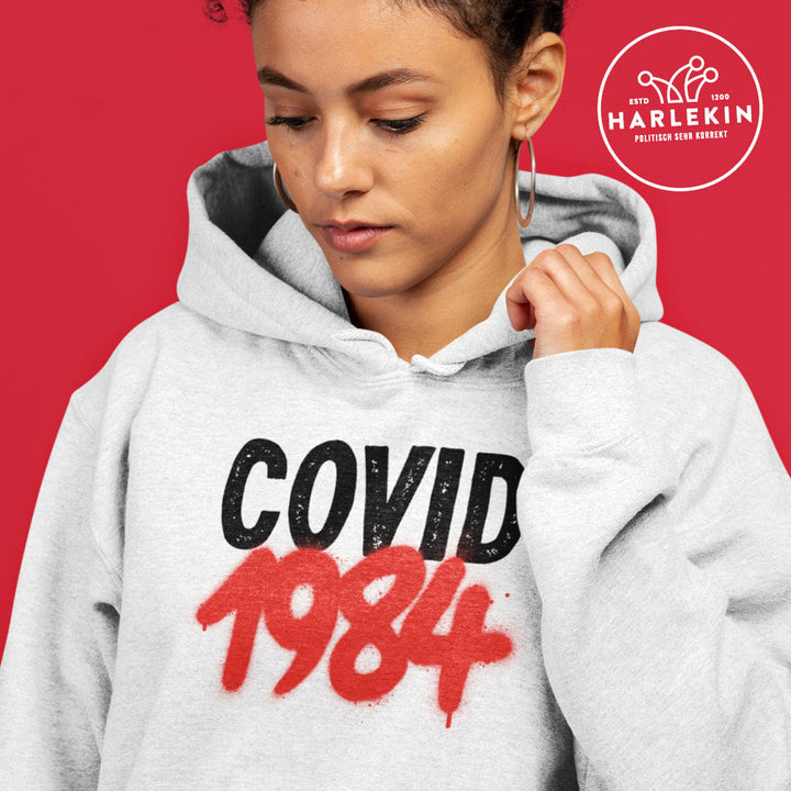 HOODIE MÄDELS • COVID 1984 - HELL-HARLEKINSHOP