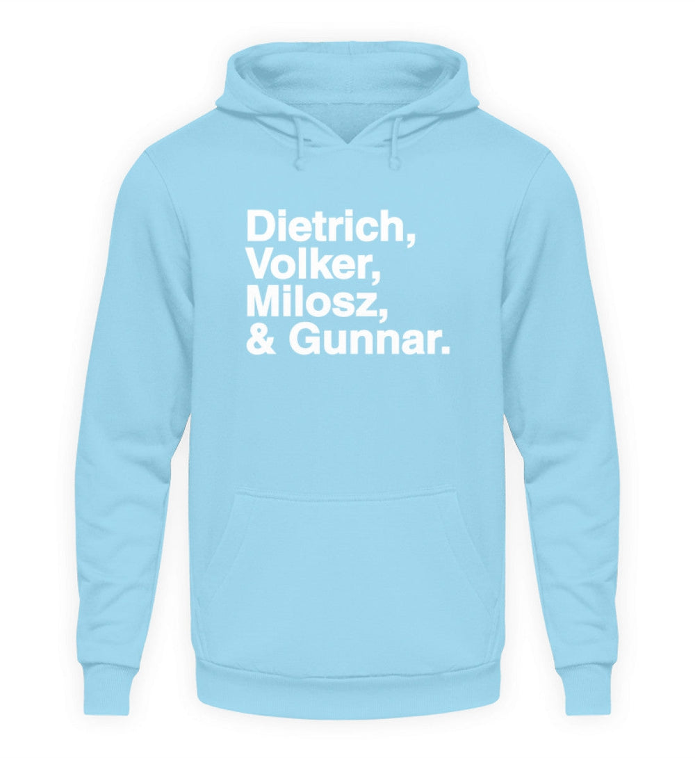 HOODIE MÄDELS • DIETRICH, VOLKER, MILOSZ & GUNNAR.-HARLEKINSHOP