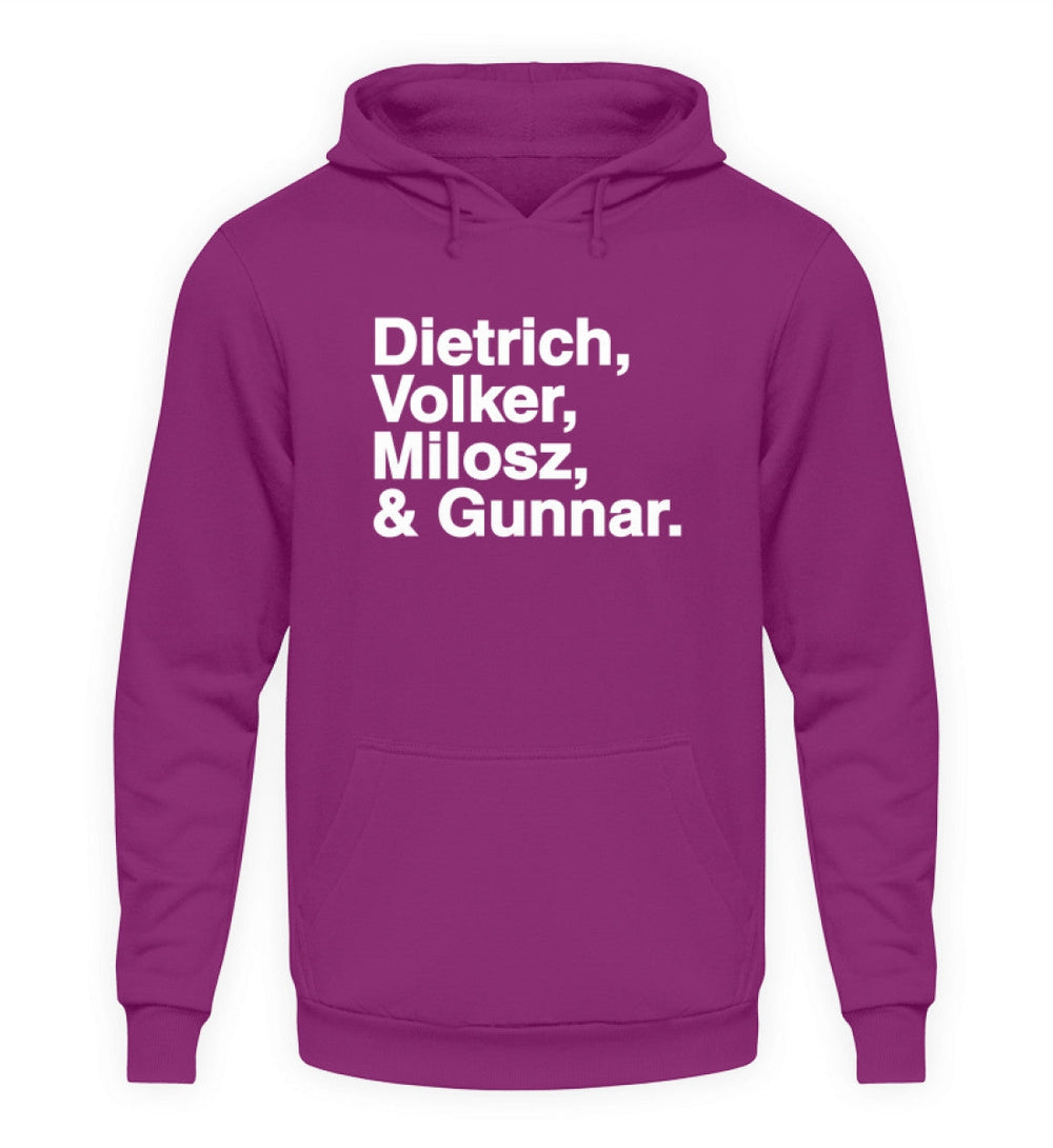 HOODIE MÄDELS • DIETRICH, VOLKER, MILOSZ & GUNNAR.-HARLEKINSHOP