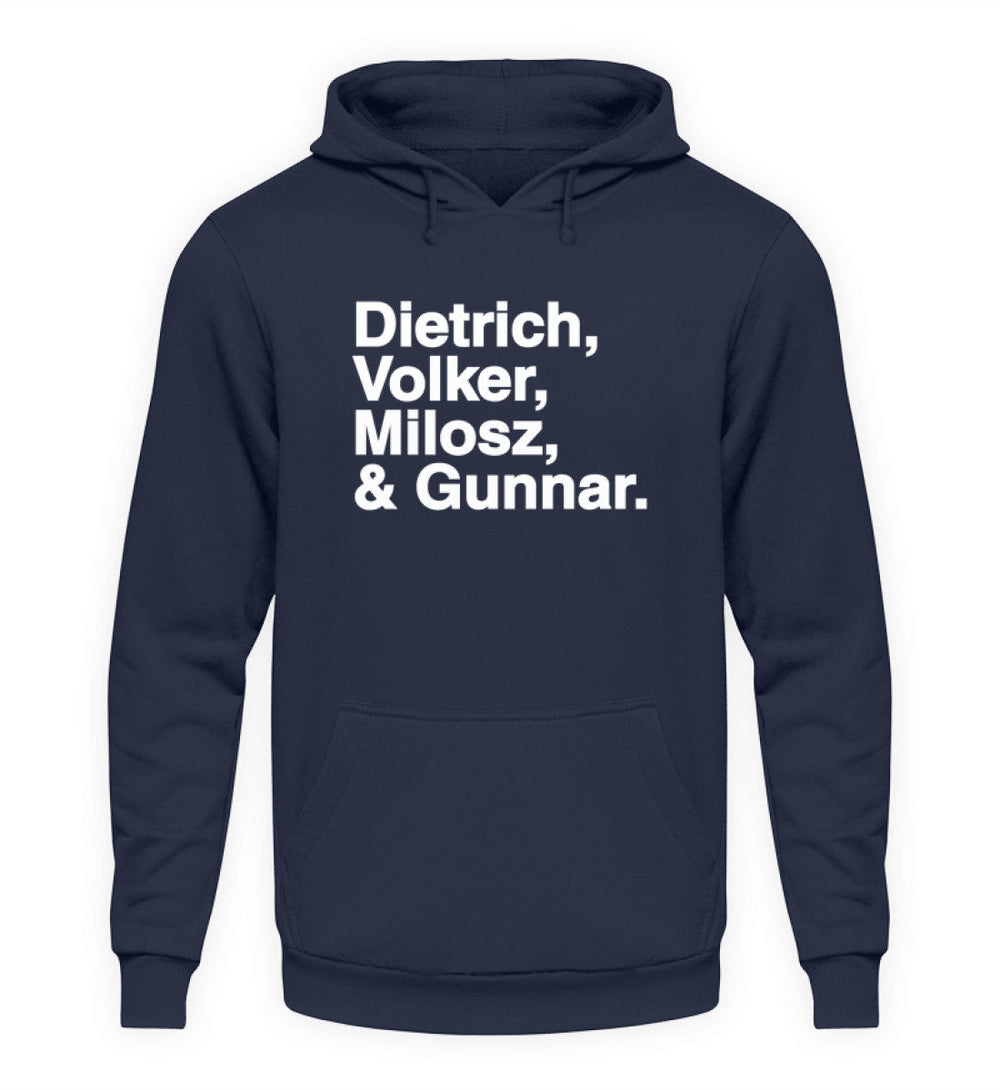 HOODIE MÄDELS • DIETRICH, VOLKER, MILOSZ & GUNNAR.-HARLEKINSHOP