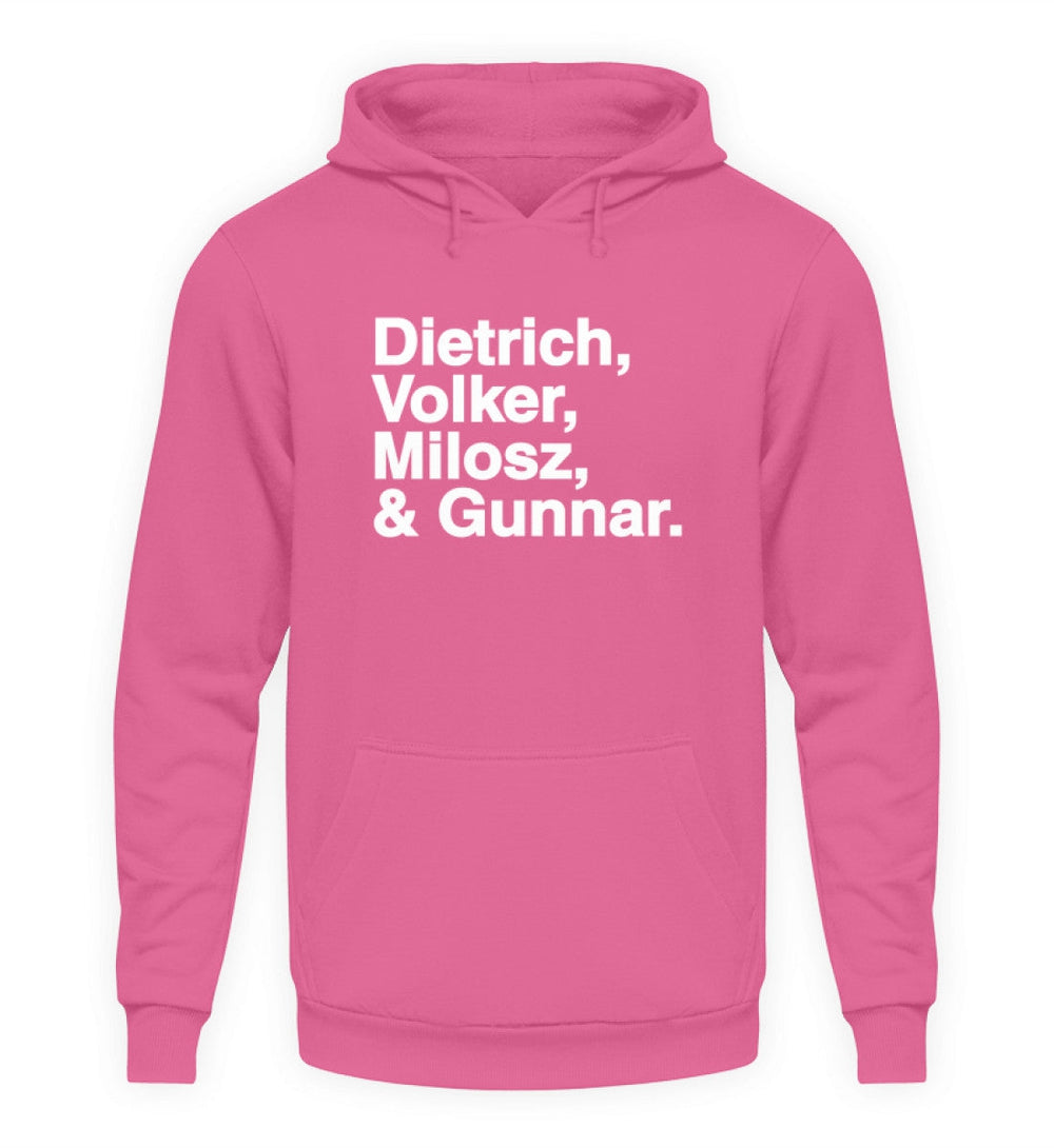 HOODIE MÄDELS • DIETRICH, VOLKER, MILOSZ & GUNNAR.-HARLEKINSHOP