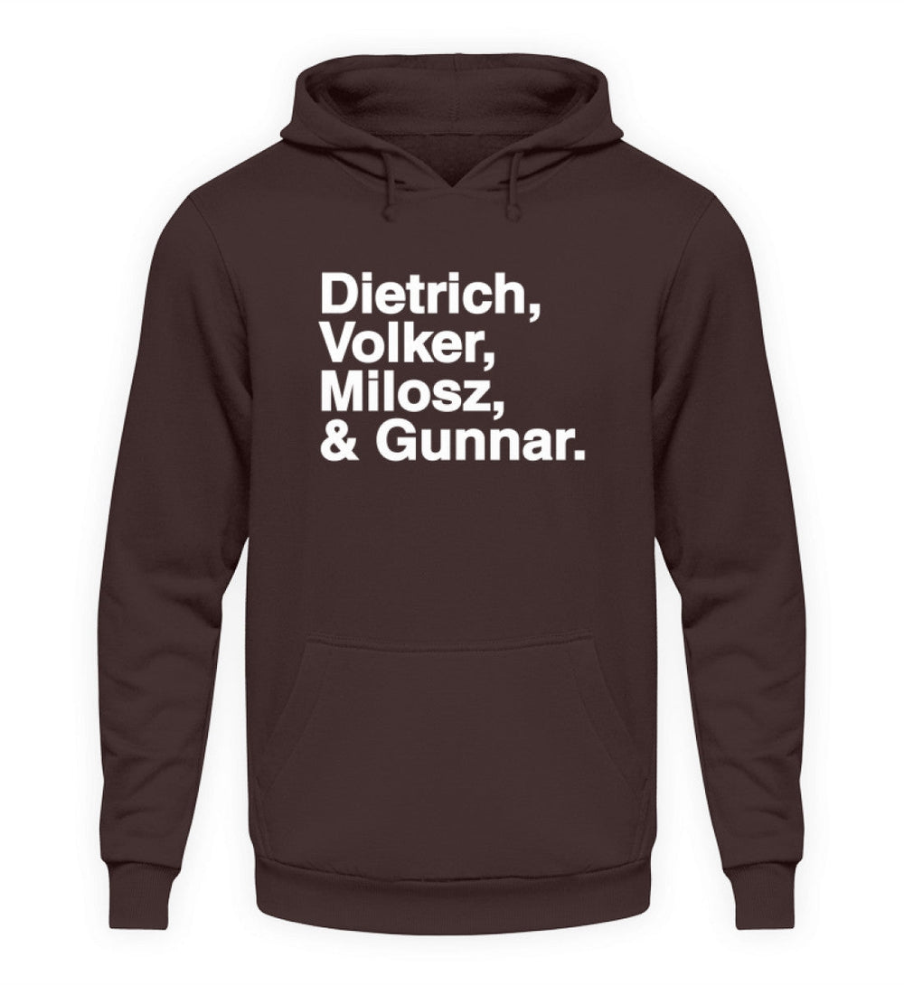 HOODIE MÄDELS • DIETRICH, VOLKER, MILOSZ & GUNNAR.-HARLEKINSHOP