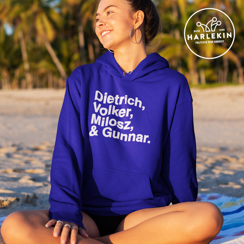 HOODIE MÄDELS • DIETRICH, VOLKER, MILOSZ & GUNNAR.-HARLEKINSHOP