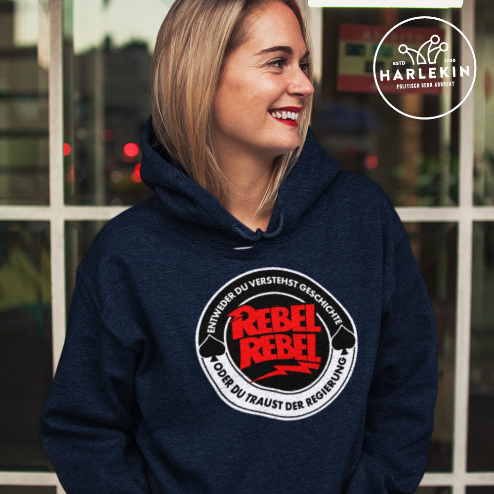 HOODIE MÄDELS • ENTWEDER DU VERSTEHST GESCHICHTE ODER DU TRAUST DER REGIERUNG-HARLEKINSHOP