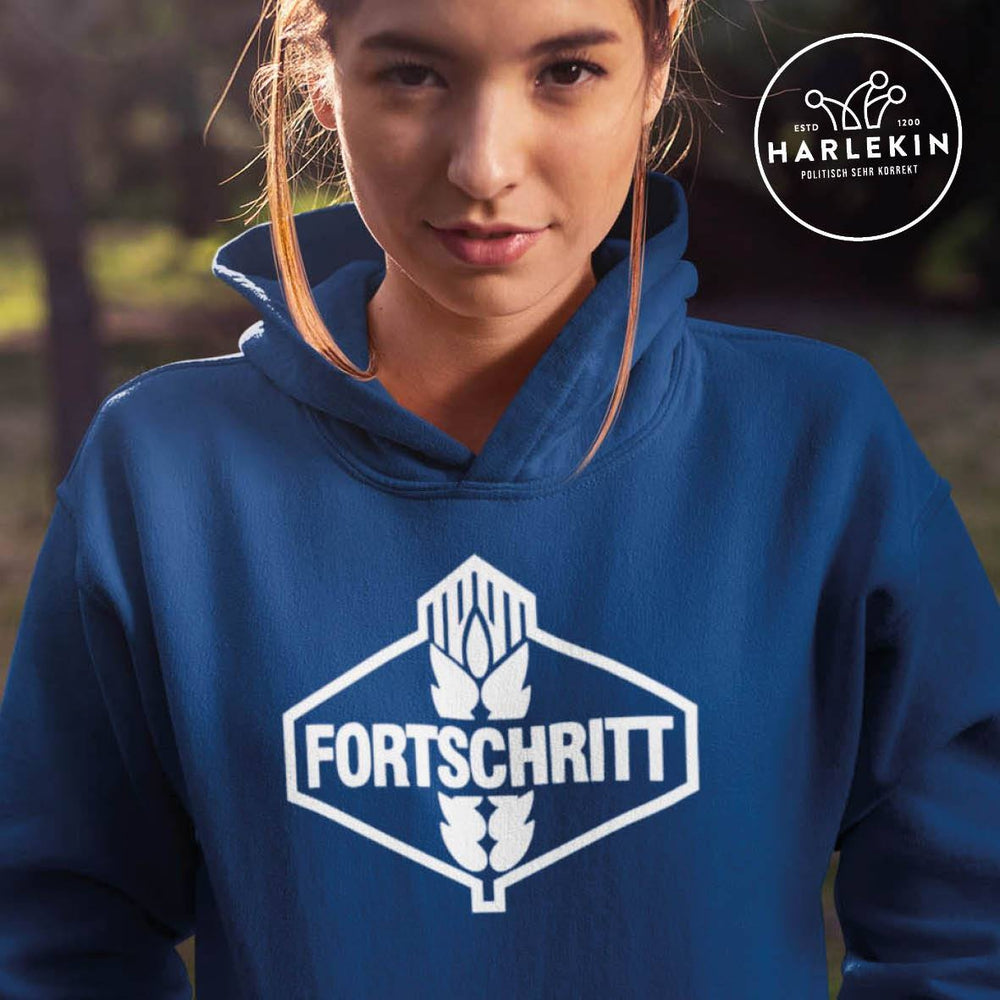 HOODIE MÄDELS • FORTSCHRITT - HELL-HARLEKINSHOP