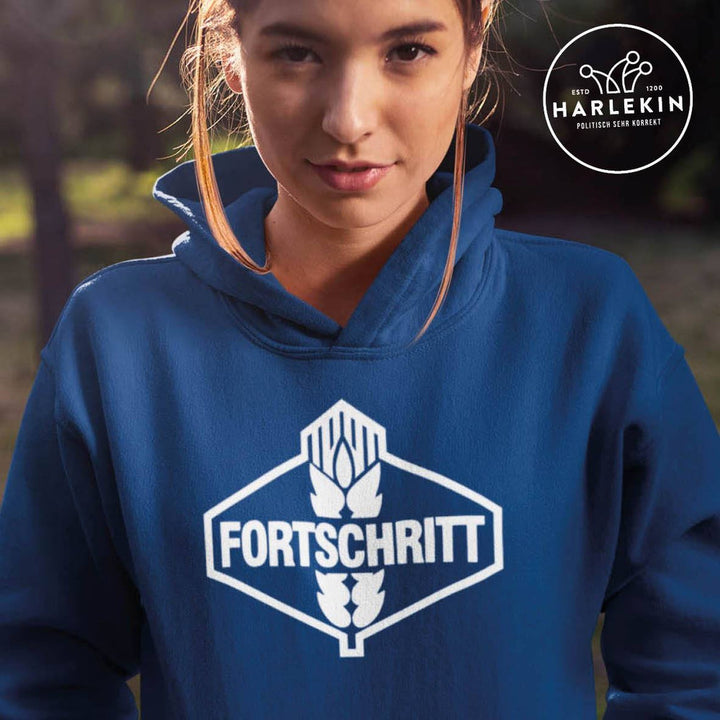 HOODIE MÄDELS • FORTSCHRITT - HELL-HARLEKINSHOP