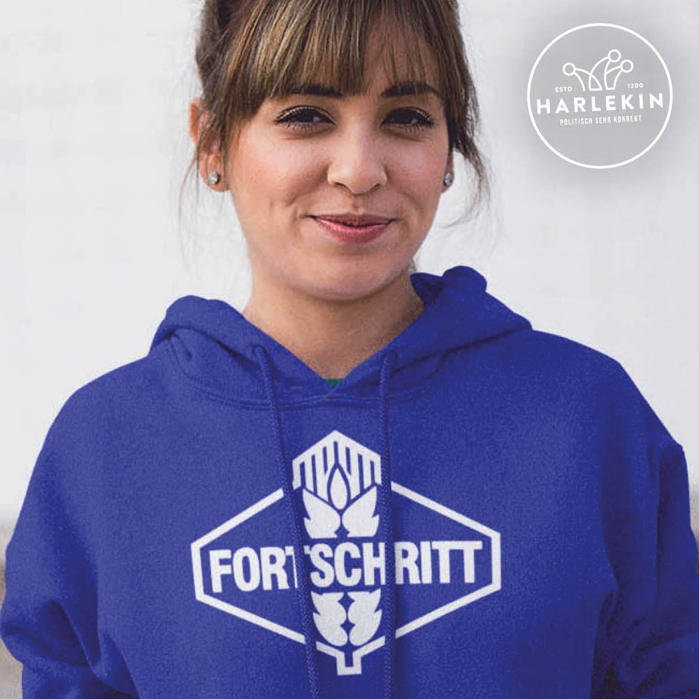 HOODIE MÄDELS • FORTSCHRITT - HELL-HARLEKINSHOP