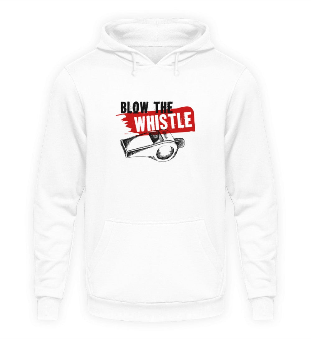 HOODIE MÄDELS • FREE ASSANGE / BLOW THE WHISTLE - HELL-HARLEKINSHOP