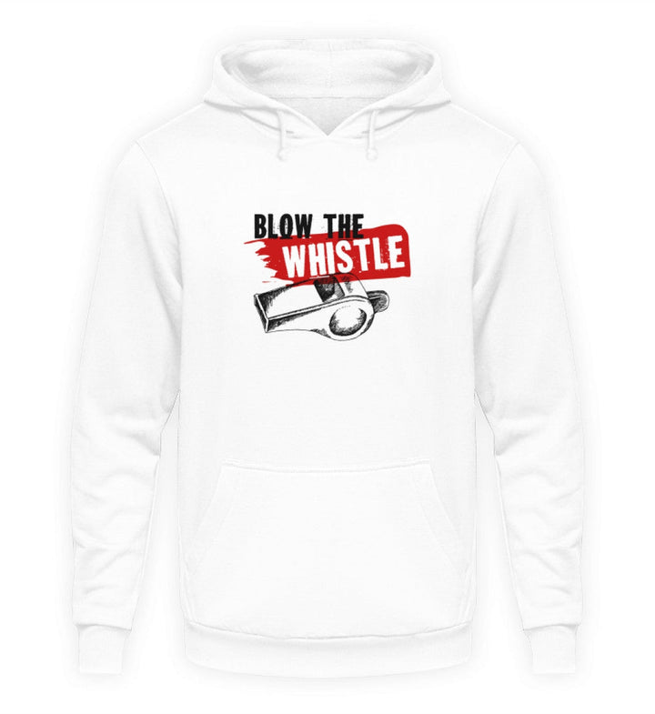 HOODIE MÄDELS • FREE ASSANGE / BLOW THE WHISTLE - HELL-HARLEKINSHOP