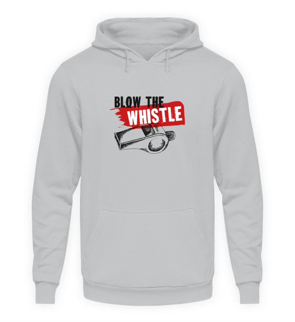 HOODIE MÄDELS • FREE ASSANGE / BLOW THE WHISTLE - HELL-HARLEKINSHOP