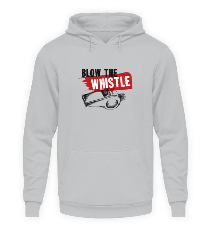 HOODIE MÄDELS • FREE ASSANGE / BLOW THE WHISTLE - HELL-HARLEKINSHOP