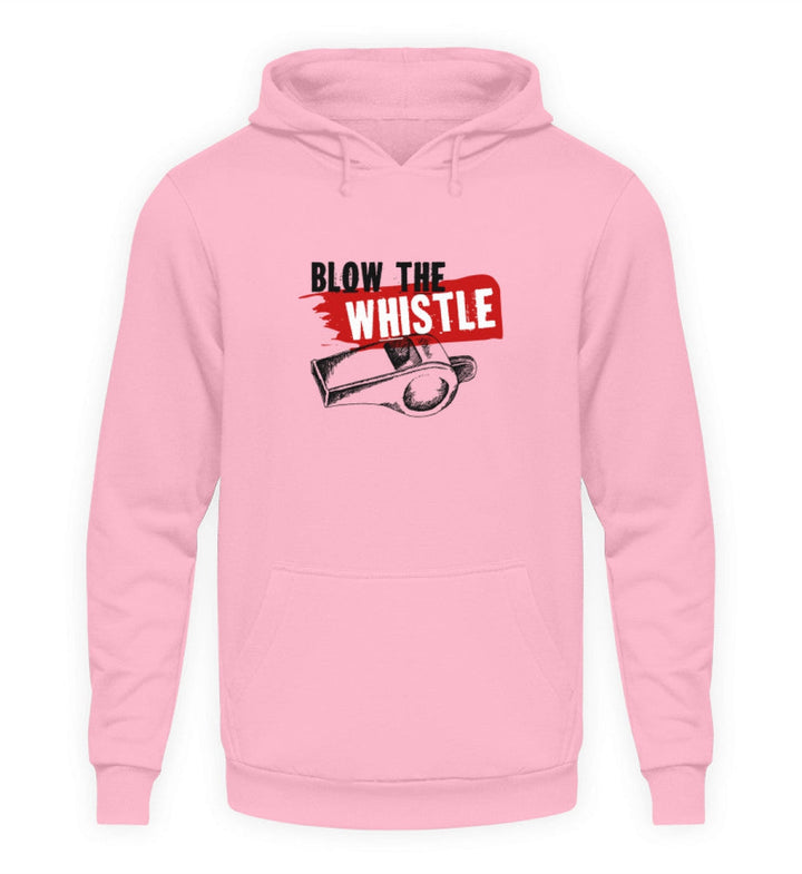 HOODIE MÄDELS • FREE ASSANGE / BLOW THE WHISTLE - HELL-HARLEKINSHOP