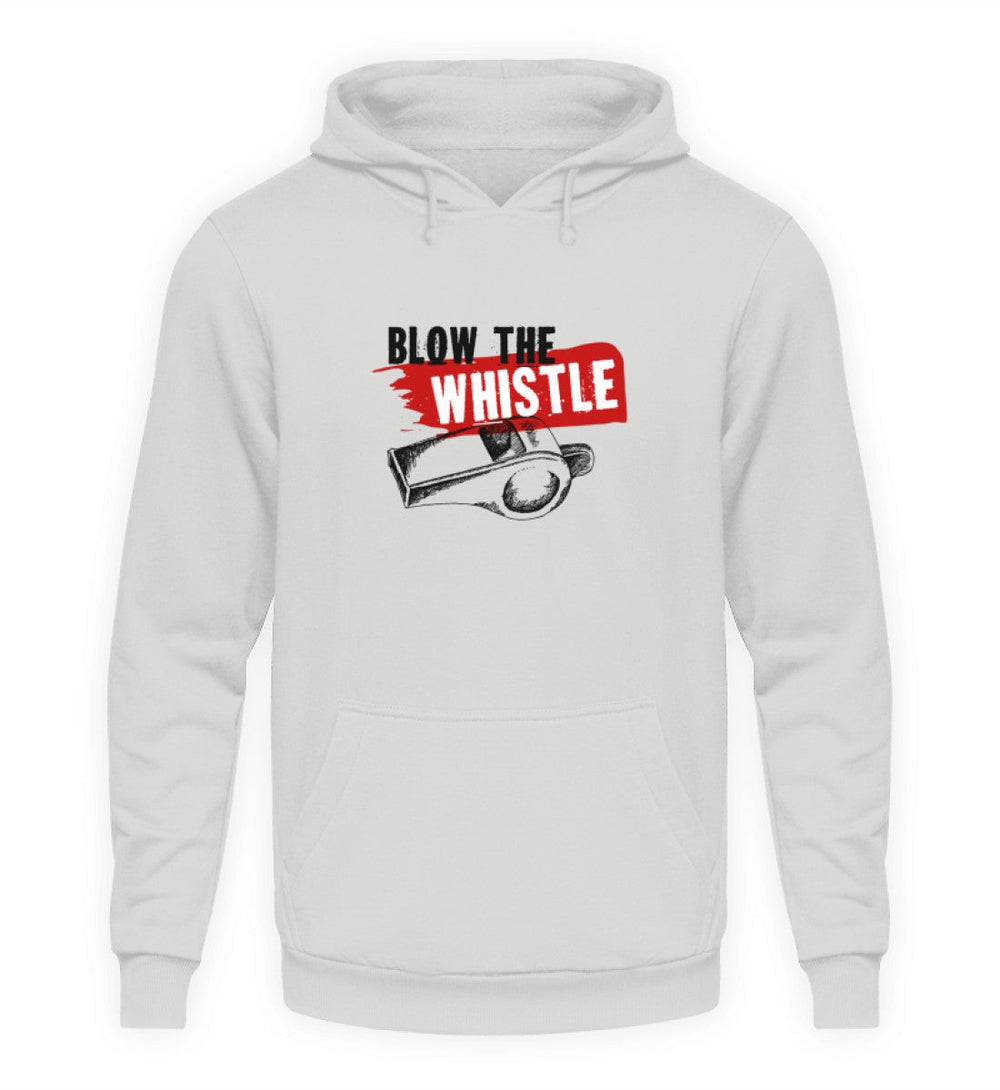 HOODIE MÄDELS • FREE ASSANGE / BLOW THE WHISTLE - HELL-HARLEKINSHOP