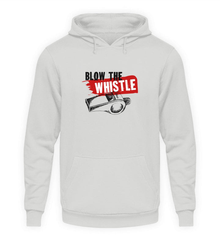 HOODIE MÄDELS • FREE ASSANGE / BLOW THE WHISTLE - HELL-HARLEKINSHOP