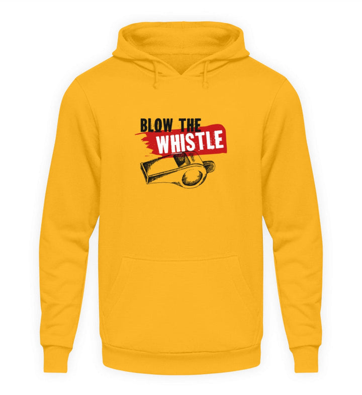HOODIE MÄDELS • FREE ASSANGE / BLOW THE WHISTLE - HELL-HARLEKINSHOP