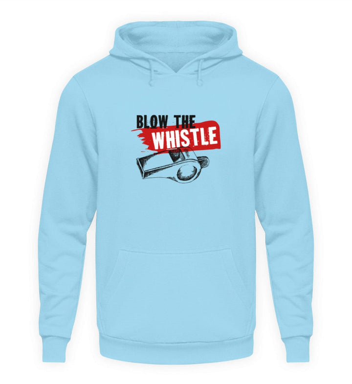 HOODIE MÄDELS • FREE ASSANGE / BLOW THE WHISTLE - HELL-HARLEKINSHOP