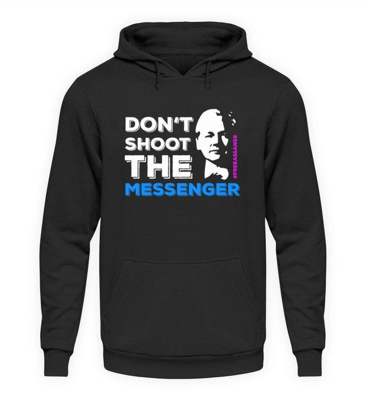 HOODIE MÄDELS • FREE ASSANGE: DON'T SHOOT THE MESSENGER!-HARLEKINSHOP